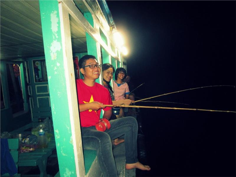 Squid fishing trips in Phu Quoc