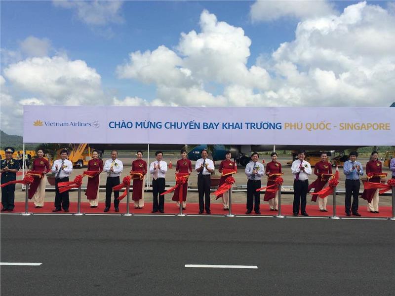 Vietnam Airlines launched new route Phu Quoc - Singapore