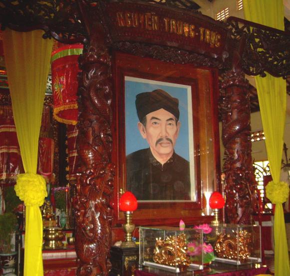 Inside Nguyen Trung Truc Temple