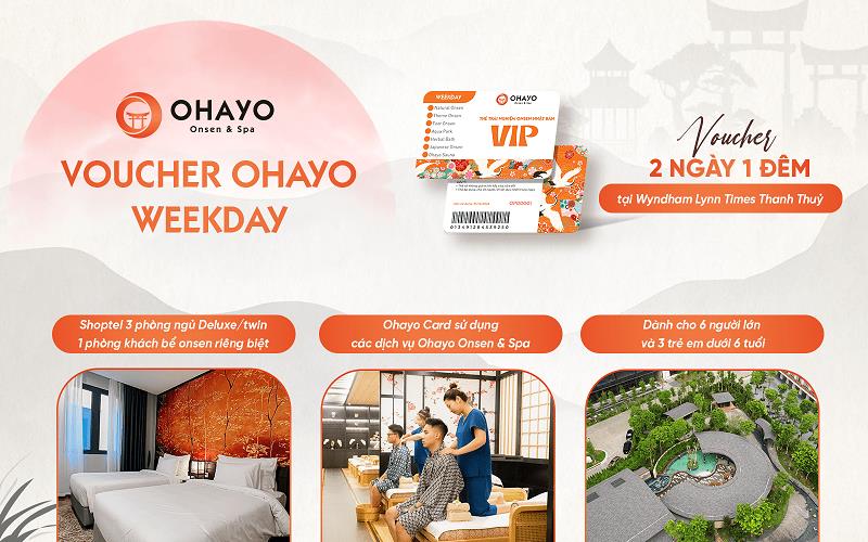 Voucher Ohayo Onsen 2 ngày 1 đêm