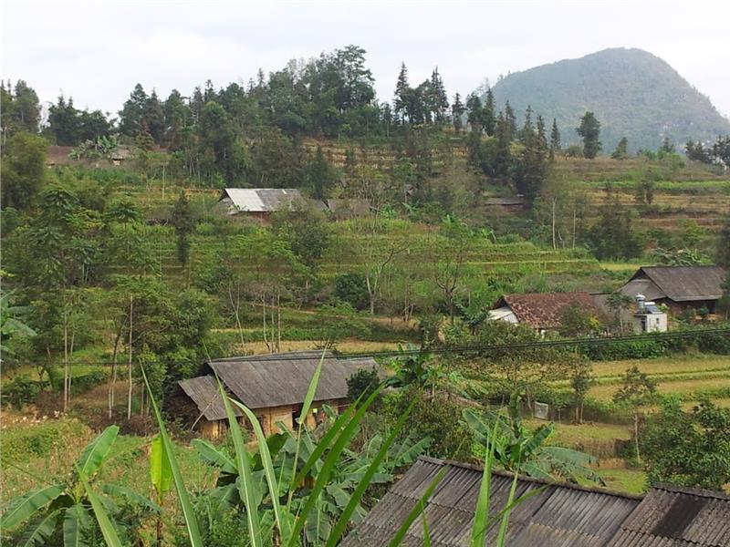 Panoramic view of Ban Pho Village