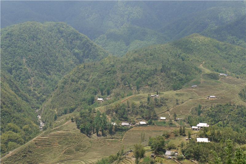 Hmong village of Cat Cat, near Sapa