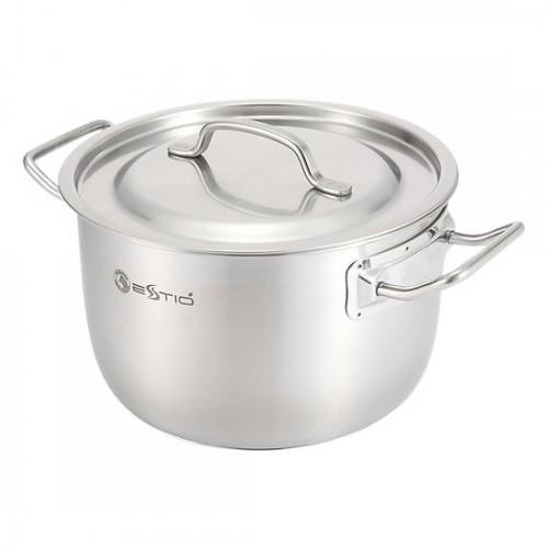 Nồi Inox Có Nắp Estio Shiny Zebra Thái Lan (16cm-24cm)