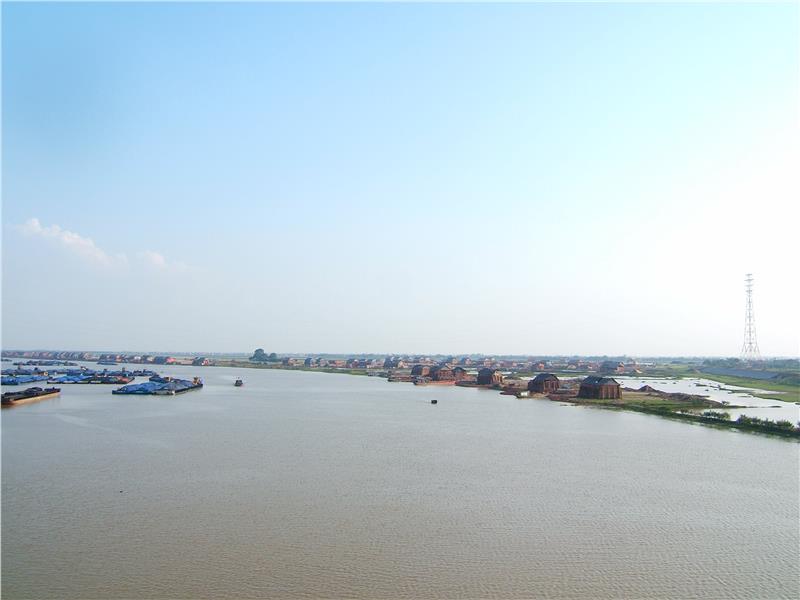 Luc Dau River in Thai Binh