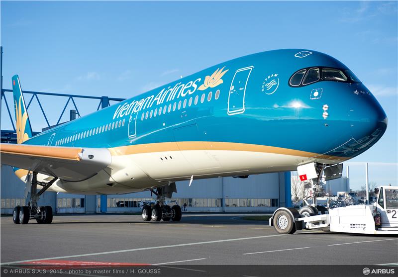 First Vietnam Airlines A350 XWB tested by Airbus