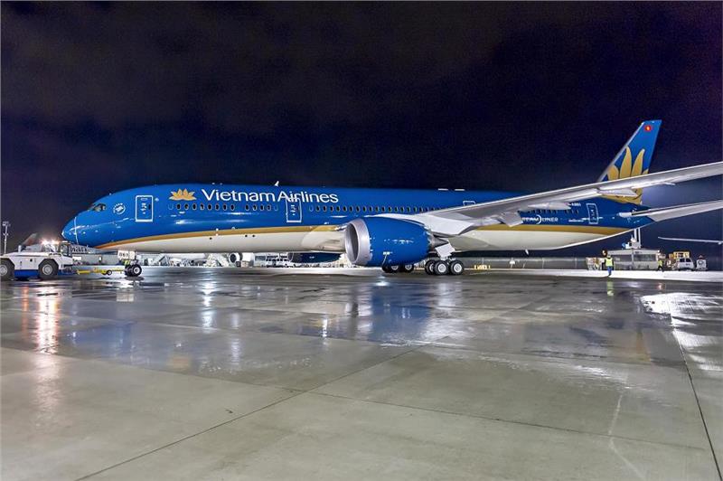 Vietnam Airlines Wi-Fi coverage test on Boeing 787-9