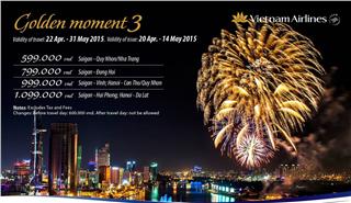 Vietnam Airlines ticket promotion - Golden Moment 3