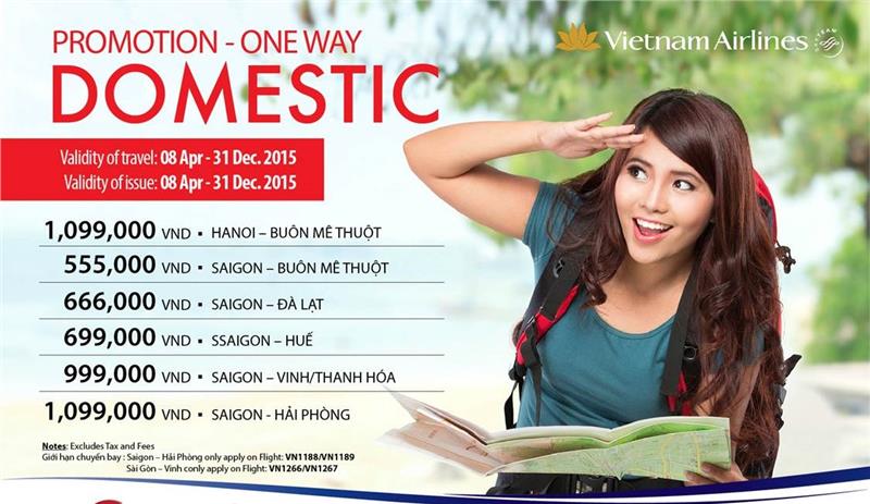 Vietnam Airlines domestic ticket promotion
