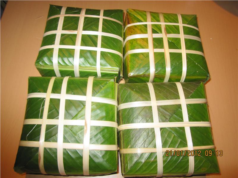Chung Cake - a traditional food of Vietnam