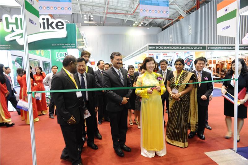 India pavilion at Vietnam EXPO 2013