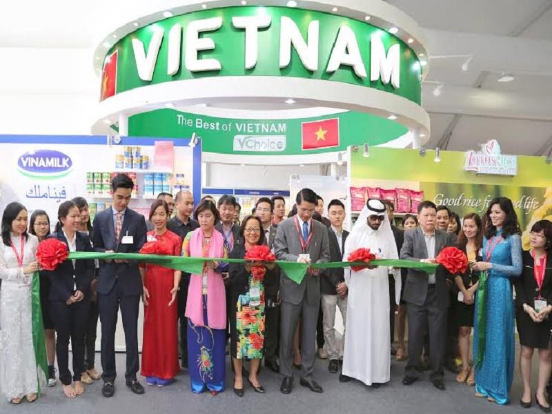 Vietnam booth in Gulfood Dubai Fair 2015
