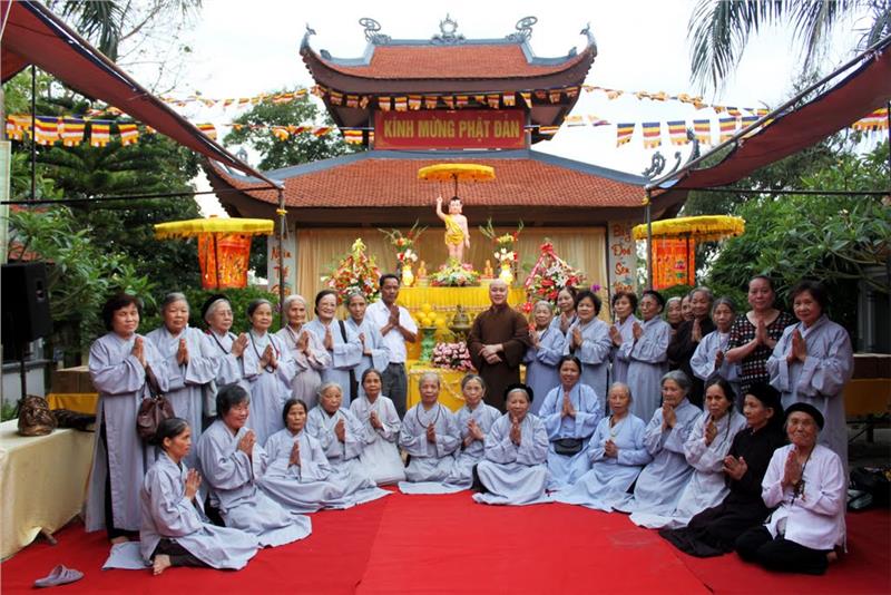 Buddhists in Vesak Day