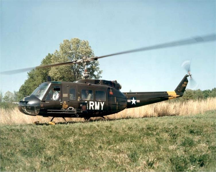 A helicopter of US troops in Vietnam War