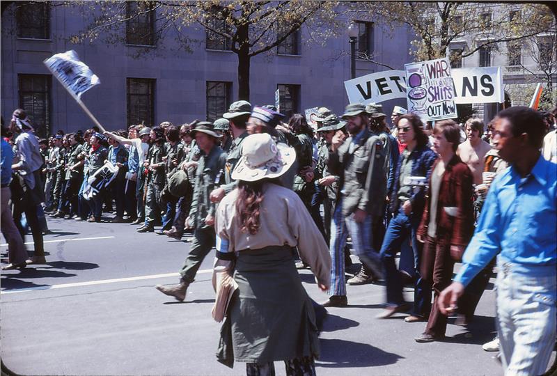 Anti-war protest against the Vietnam War in Washington