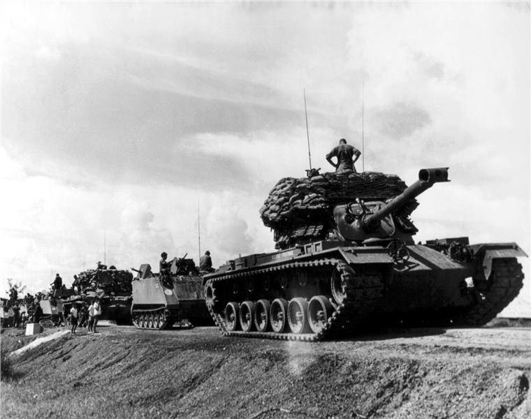 US tanks in Vietnam War