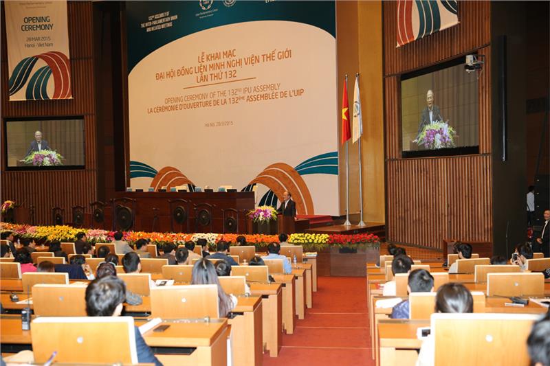 Opening ceremony of 132nd IPU Assembly