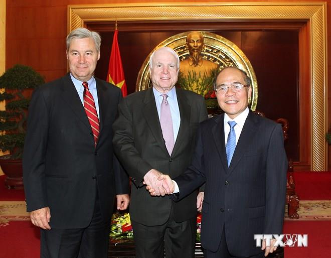 Senator John McCain visit Vietnam
