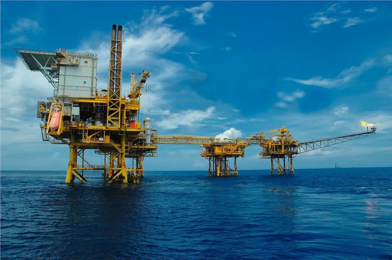 Offshore oil rig in Vietnam
