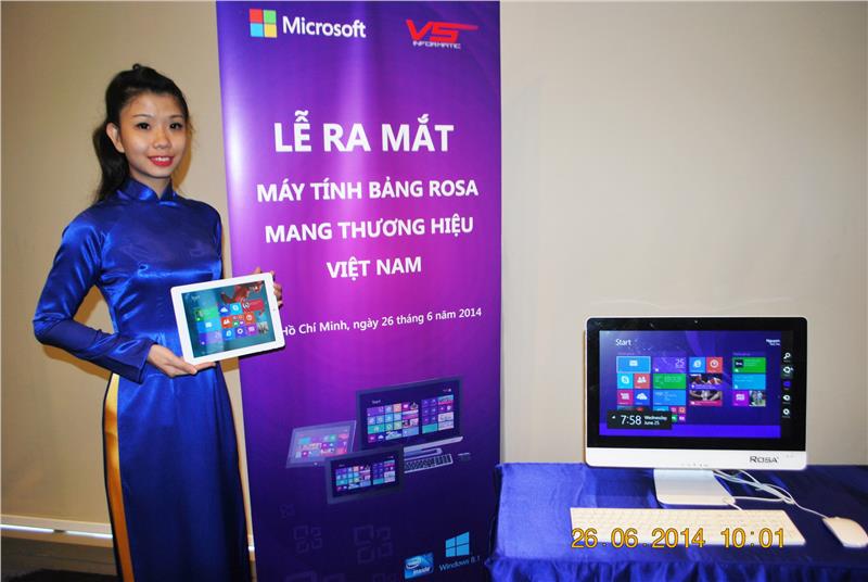 The first Vietnamese Window 8.1 brand tablet releases