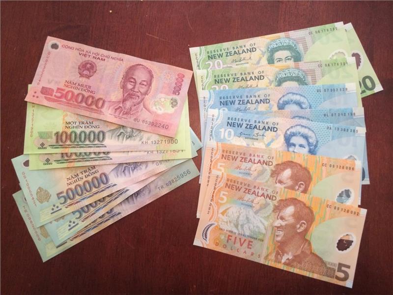 Exchange Vietnam dong to New Zealand dollar