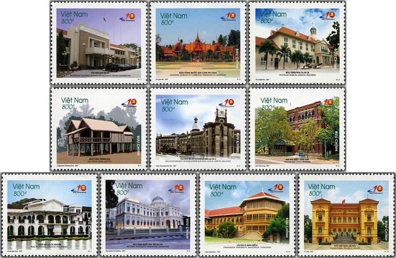 First stamp collection of ASEAN