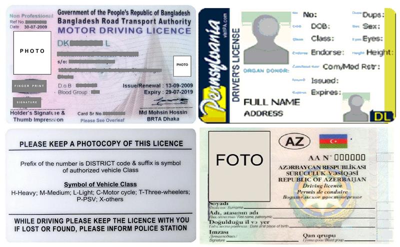 Foreign Driving Licenses