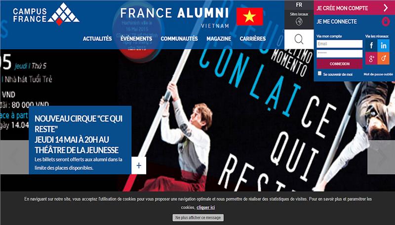 France Alumni Vietnam website launched