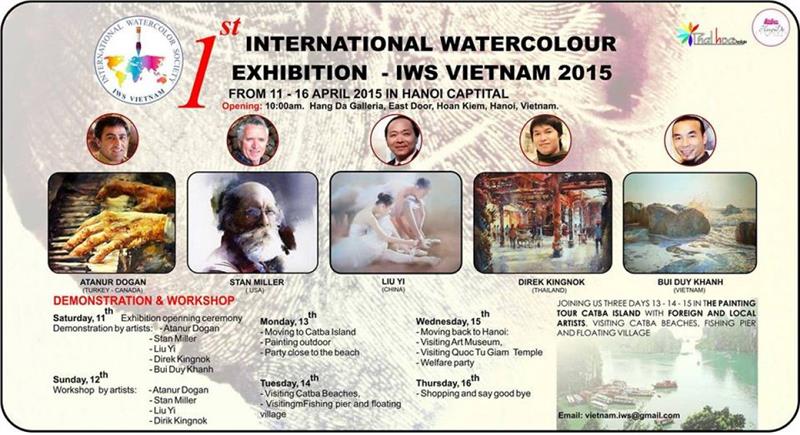 International Watercolour Exhibition Vietnam 2015