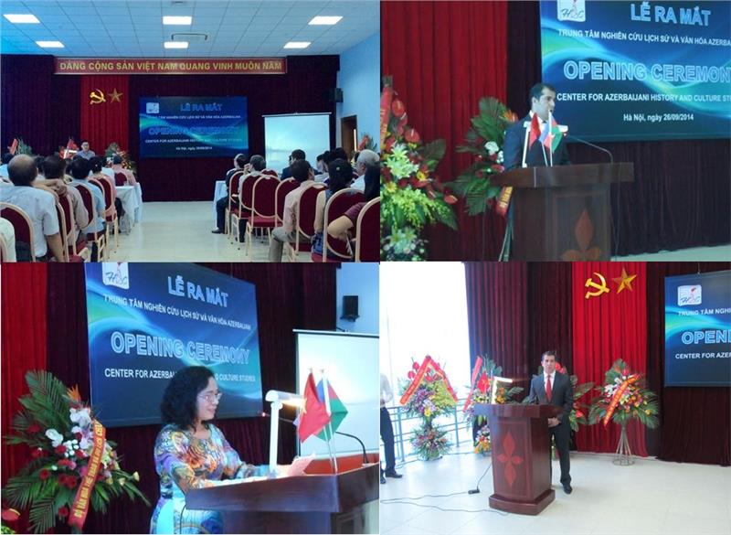 Open Azerbaijani History and Culture Studies Center in Hanoi