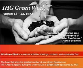IHG Green Week 2014 held at Intercontinental Hanoi Westlake