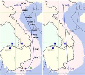 The new route from Hanoi to Ho Chi Minh City established