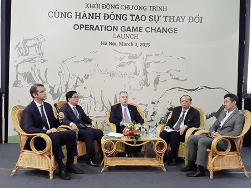 The launching ceremony of Operation Game Change