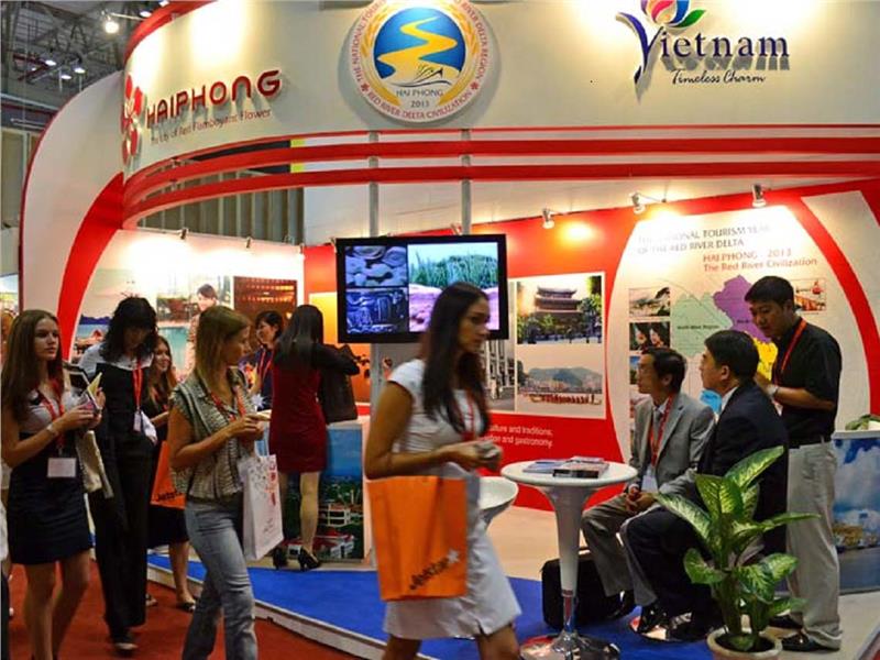 A corner in Vietnam tourism fair