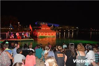 Vietnamese water puppet introduced to Australian public