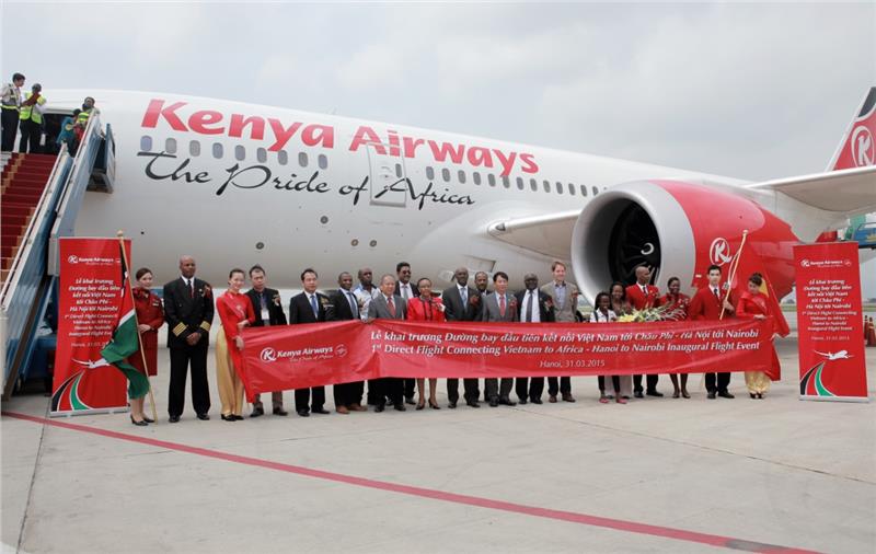 Kenya Airways opens 1st direct Vietnam - Africa route