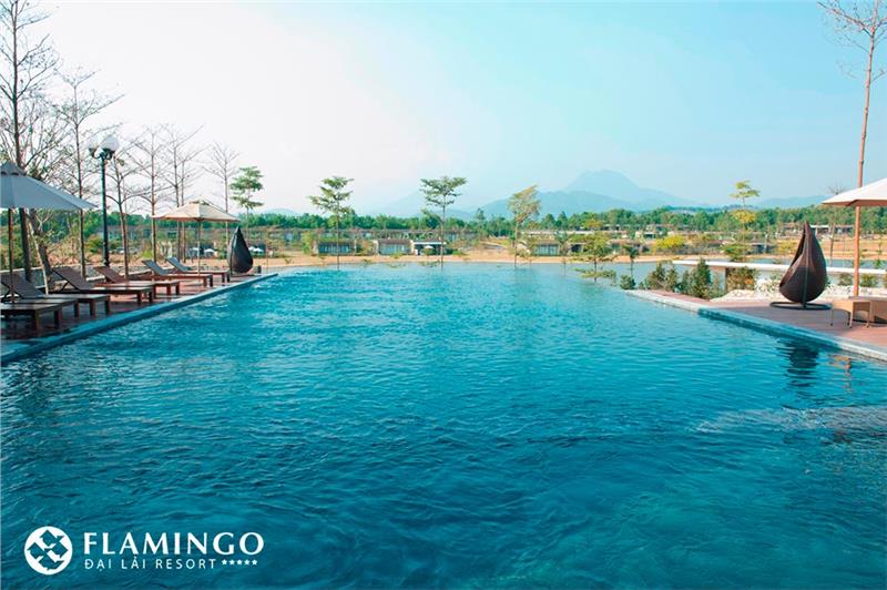 Swimming pool in Dai Lai Flamingo Resort